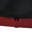 Passeggino Pieghevole per Cani Taglia Medio-Grande Max 55 Kg  Rosso e Nero