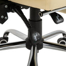 Sedia da Ufficio Presidenziale in Similpelle  Beige