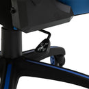 Sedia da Gaming Ergonomica 74x63x118,5- cm  Nera Blu e Giallo