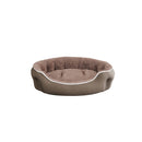 Cuccia Imbottita per Cani e Gatti in Poliestere Coccole Beige