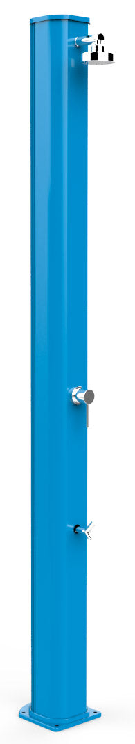 Doccia Solare da Giardino 40L Miscelatore e Lavapiedi Arkema Big Jolly Blu acquista