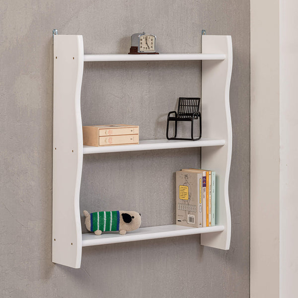 Piattaia in Legno 60x15x71 cm Bianco sconto