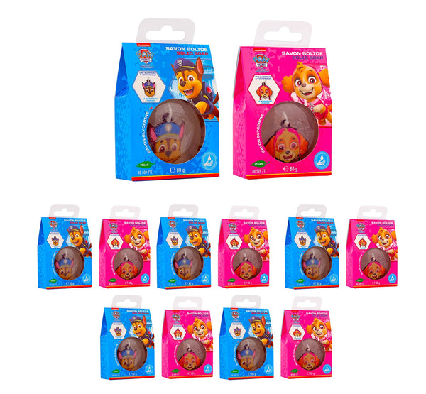 Set 12 Saponette per Bambini 80 gr con Sorpresa Portachiavi Interno Paw Patrol online