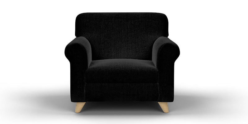 Copridivano 1, 2 E 3 Posti Elasticizzato in Tessuto Nero