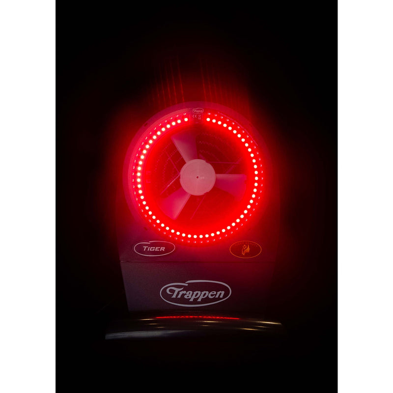 Zanzariera Elettrica ad Aspirazione 13W Trappen Tiger Beauty con Luce Rossa 660 nm  