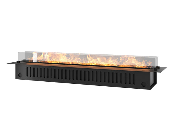 acquista Camino a Vapore Elettrico da Incasso 180x48,5x33 cm Invapo con LED RGB Nero