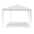 Gazebo Struttura in Acciaio Tessuto Bianco 3x3 metri