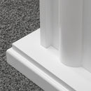 Camino a Bioetanolo da Pavimento 117x37x100 cm Carter Bianco