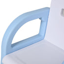 Lavagna Magnetica per Bambini con Sedia Numeri Lettere  Bianca e Blu