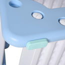 Lavagna Magnetica per Bambini con Sedia Numeri Lettere  Bianca e Blu