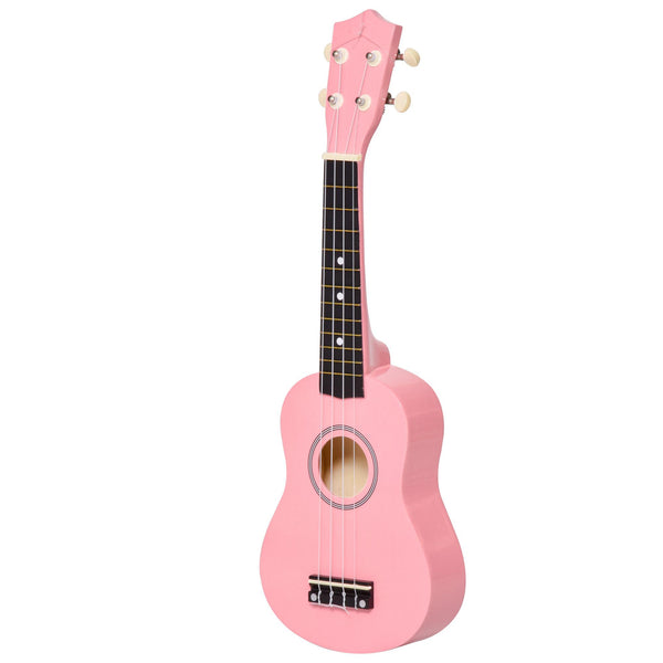 Ukulele Soprano in Legno con Accessori  Rosa sconto