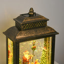 Lanterna Natalizia a Batteria 161x8,8x26,5 cm con Musica e Luce 