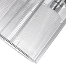 Lampadario a Incasso Ø35x25 cm con 2 Paralumi in Metallo 