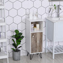 Mobiletto da Bagno 31,5x30x91,5 cm in Legno  Bianco