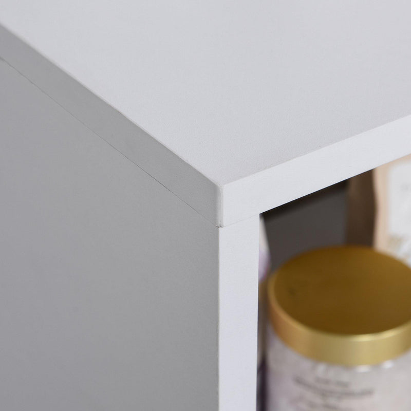 Mobiletto da Bagno 31,5x30x91,5 cm in Legno  Bianco