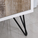 Mobiletto da Bagno 31,5x30x91,5 cm in Legno  Bianco