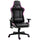 Sedia da Gaming Ergonomica 72x54x126-136 cm in PVC  Nera e Viola