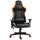 Sedia da Gaming Ergonomica 72x54x126-136 cm in PVC  Nera e Arancione