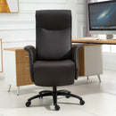 Sedia Poltrona Direzionale da Ufficio in Similpelle  Marrone