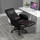 Sedia Poltrona Direzionale da Ufficio in Similpelle  Nera