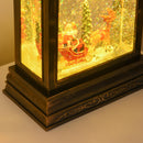 Lanterna Natalizia a Batteria 161x8,8x26,5 cm con Musica e Luce 