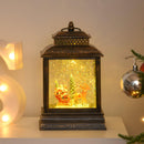 Lanterna Natalizia a Batteria 161x8,8x26,5 cm con Musica e Luce 