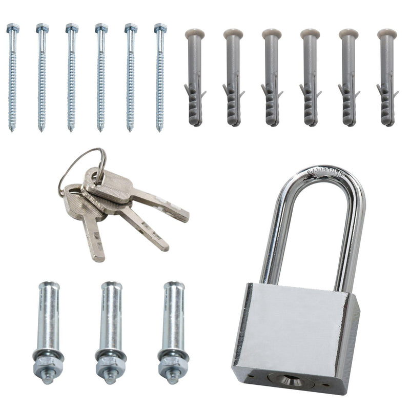 Barriera Dissuasore di Parcheggio Sosta 76,5x47x40,5 cm in Metallo 