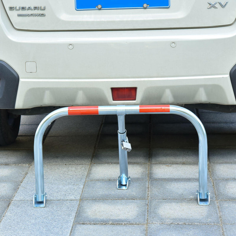 Barriera Dissuasore di Parcheggio Sosta 76,5x47x40,5 cm in Metallo 