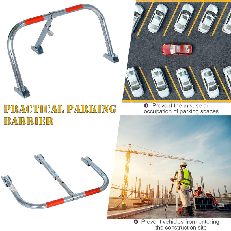 Barriera Dissuasore di Parcheggio Sosta 76,5x47x40,5 cm in Metallo 