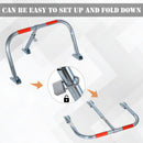 Barriera Dissuasore di Parcheggio Sosta 76,5x47x40,5 cm in Metallo 