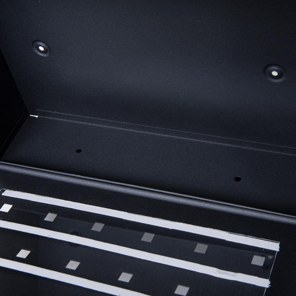 Cassetta Postale da Parete 35x9,5x44,5 cm in Acciaio  Nera acquista