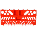 Pannello Porta Attrezzi da Parete 50 Pezzi 53,5x23x95,5 cm  Grigio e Rosso