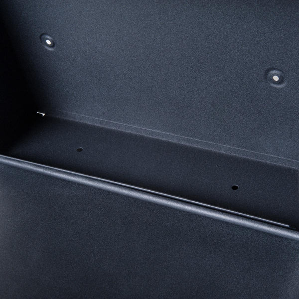 Cassetta Postale da Parete 35x9,5x44,5 cm in Acciaio  Nera acquista