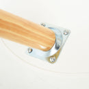 Comodino 1 Cassetto Ø38x46,7 cm in Legno  Bianco