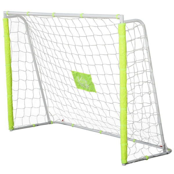 sconto Porta da Calcio Portatile con Rete 186x62x123 cm  Bianca