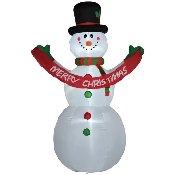 Pupazzo di Neve Gonfiabile H243 cm con Luci a LED prezzo
