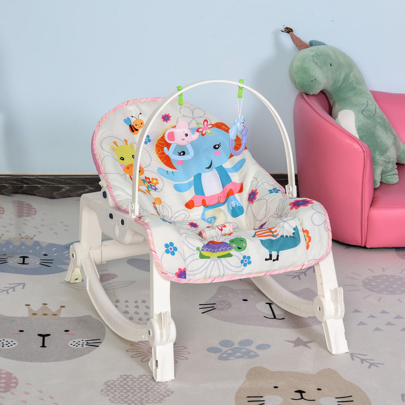 Sdraietta Dondolo per Neonati con Musica e Vibrazione 