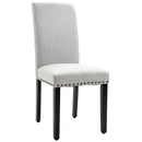 Sedia Imbottita 45x59,5x98 cm in Lino  Grigia