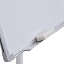 Lavagna Magnetica 62x60x194 cm con Ruote e Accessori  Bianca