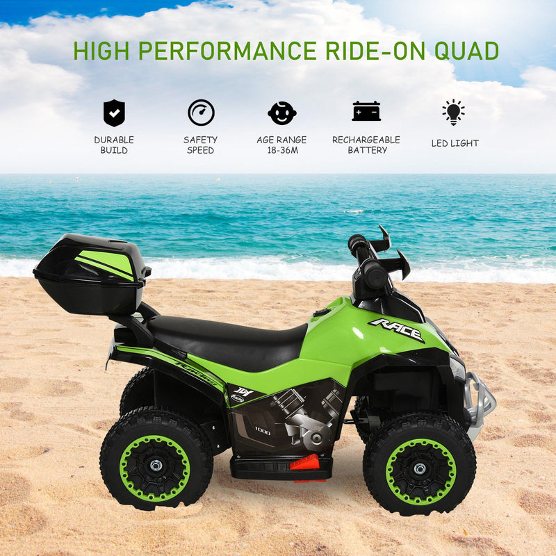 Quad Elettrico per Bambini 6V  Race Verde