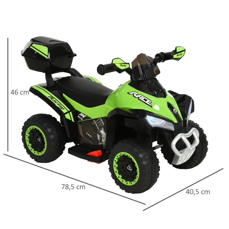 Quad Elettrico per Bambini 6V  Race Verde
