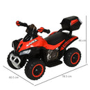 Quad Elettrico per Bambini 6V  Race Rosso