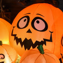 Zucche di Halloween Gonfiabili 240x80x120 cm con Luci a LED 