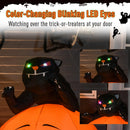 Zucche di Halloween Gonfiabili 240x80x120 cm con Luci a LED 