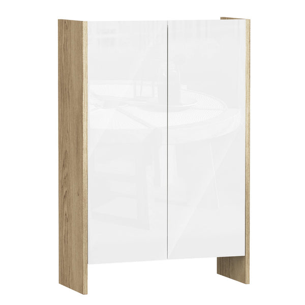 acquista Mobile Armadietto 2 Ante 60x25x90 cm in Truciolare  Bianco