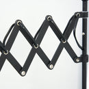 Lampada da Terra con Paralume E27 Estraibile in Metallo  Nera