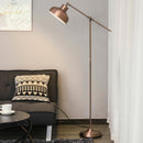 Lampada da Terra con Paralume E27 in Metallo  Bronzo