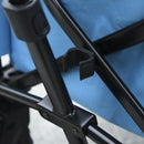 Carrello Pieghevole Portatutto 94x55x93,5 in Acciaio  Blu