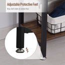 Libreria 6 Ripiani 100x30x182 cm in Legno e Metallo  Nera