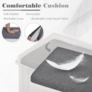 Panchina Scarpiera per Ingresso 110x40x54 cm in Legno  Bianca